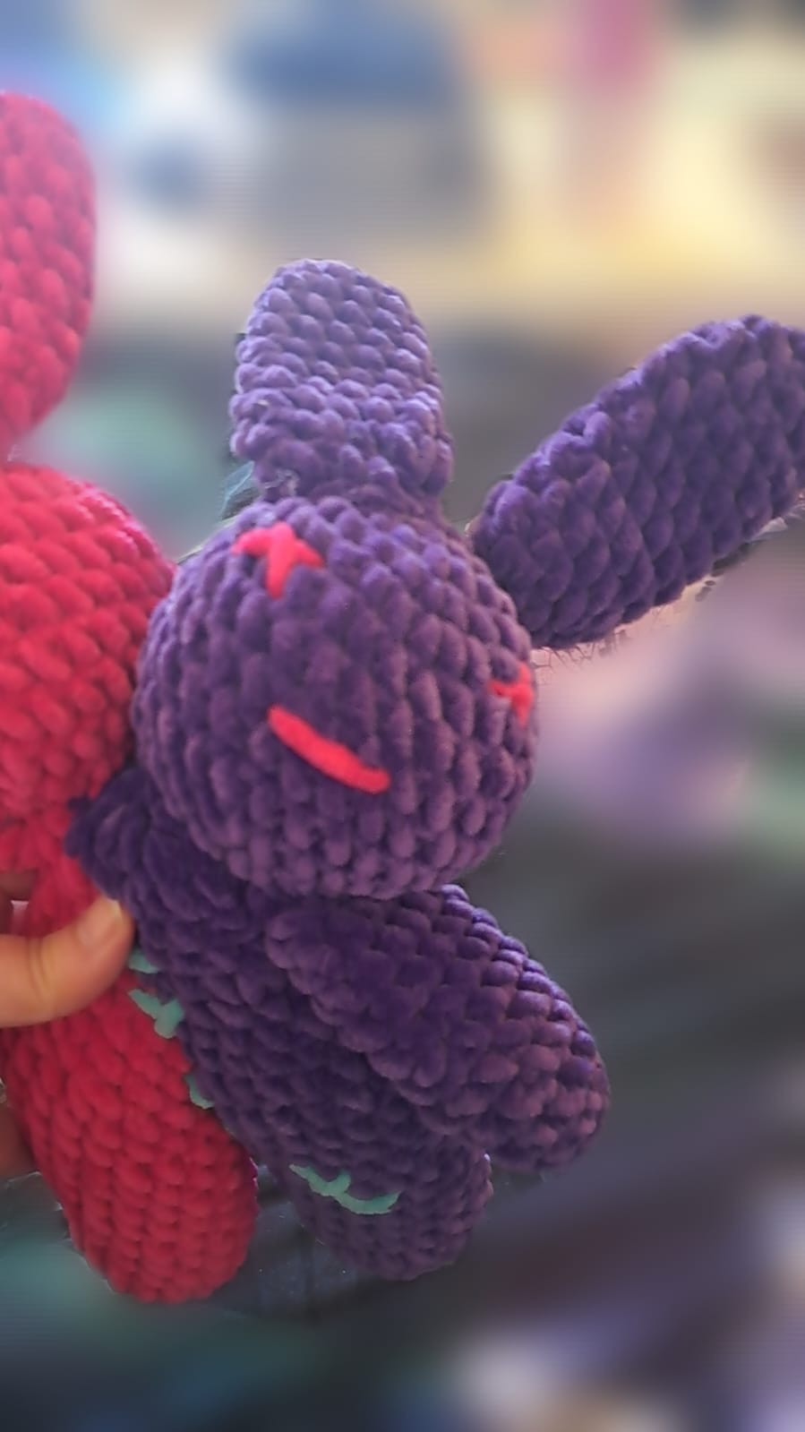 Bad Bunny - Two Headed Plushie Amigurumi Toy