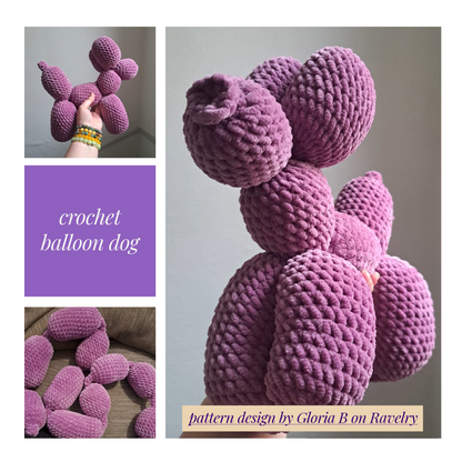 Balloon Dog - Plushie Amigurumi Toy