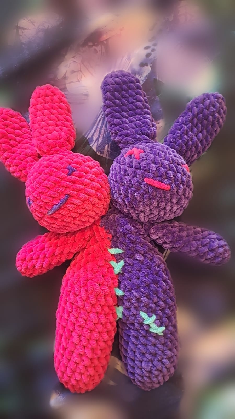 Bad Bunny - Two Headed Plushie Amigurumi Toy