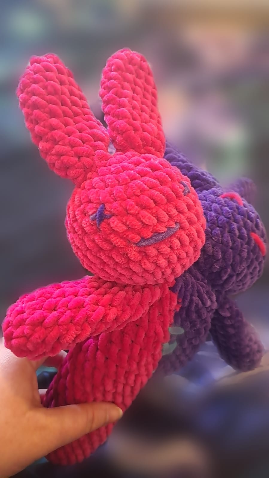 Bad Bunny - Two Headed Plushie Amigurumi Toy