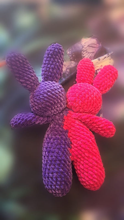 Bad Bunny - Two Headed Plushie Amigurumi Toy