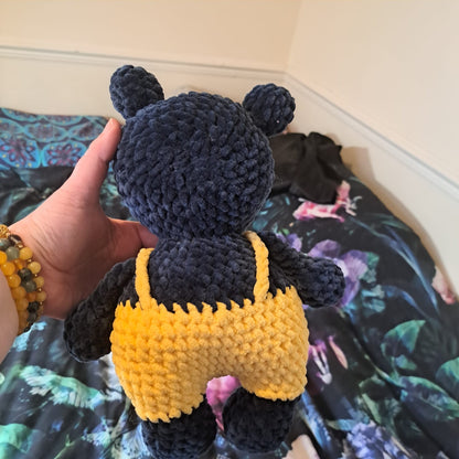 Harry the Hippopotamus Plushie Amigurumi Toy