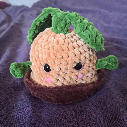 Growy the Sprout - Reversible Plushie Amigurumi Toy