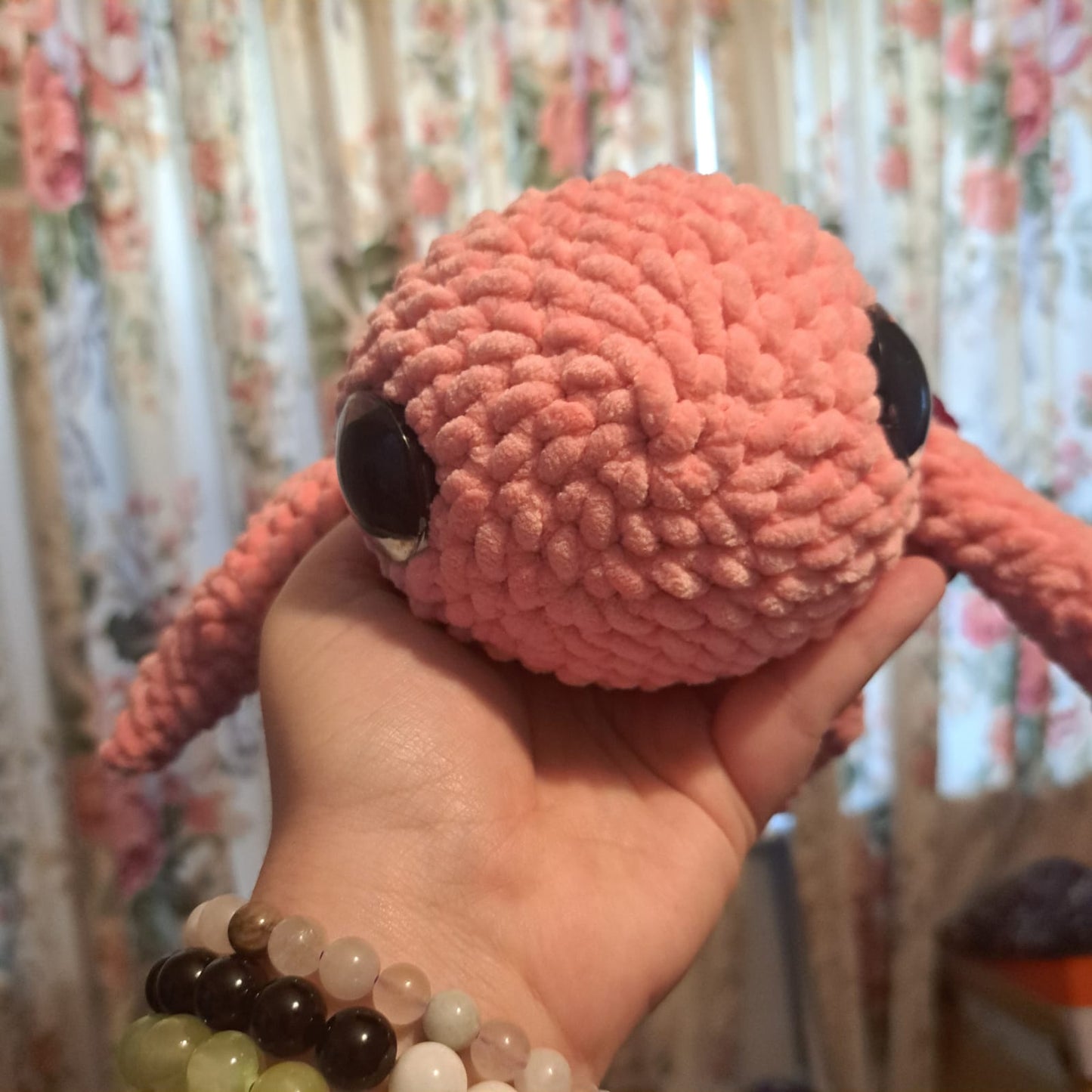 Cute Turtle Plushie - Amigurumi Toy - Medium Size, Handmade Soft Sea Turtle Stuffed Animal