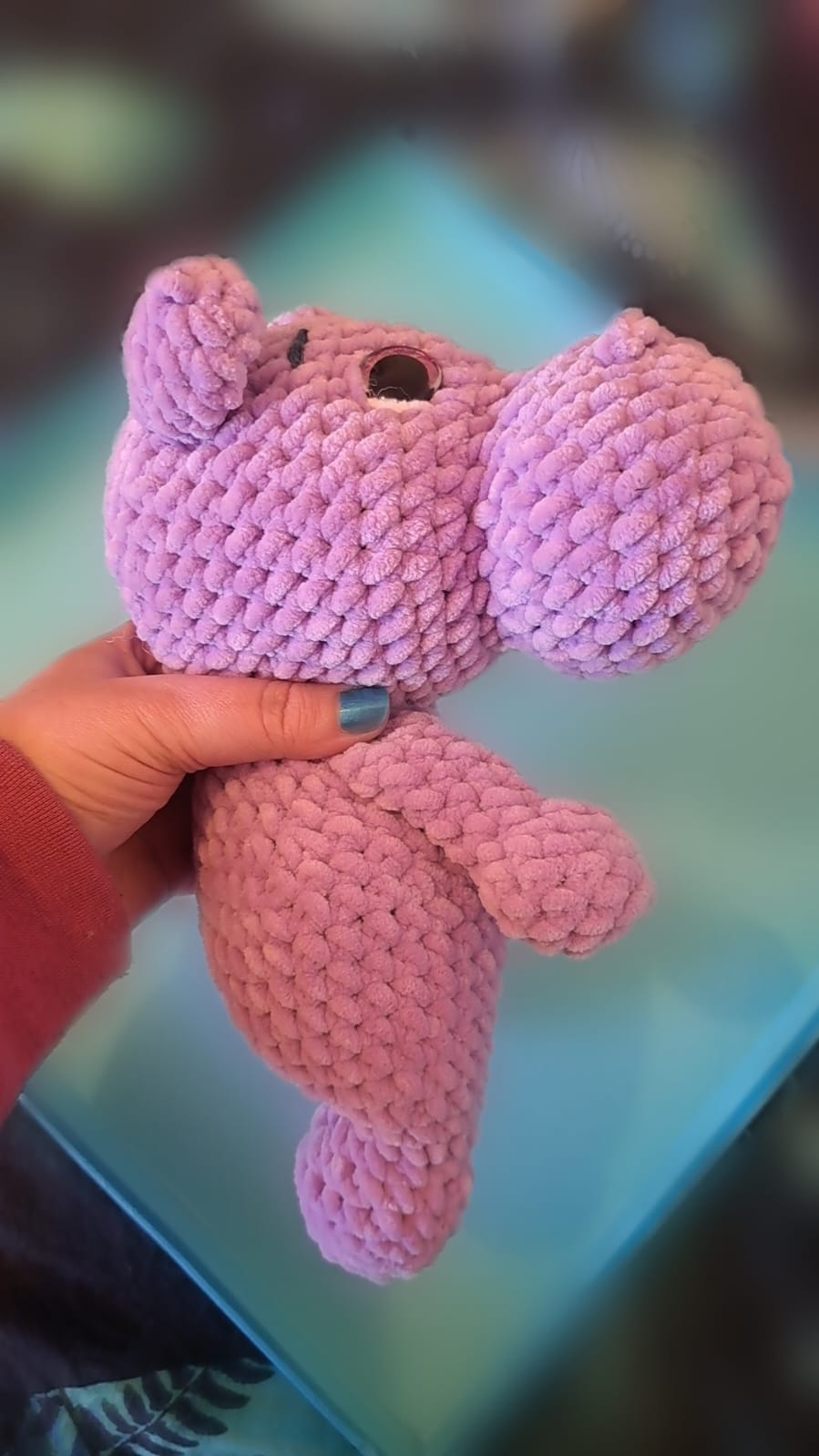 Harry the Hippopotamus Plushie Amigurumi Toy